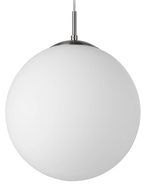 EGLO Lampa wisząca szklana Rondo, możliwość ściemniania, biały / opal, przedpokój, szkło, nowoczesny