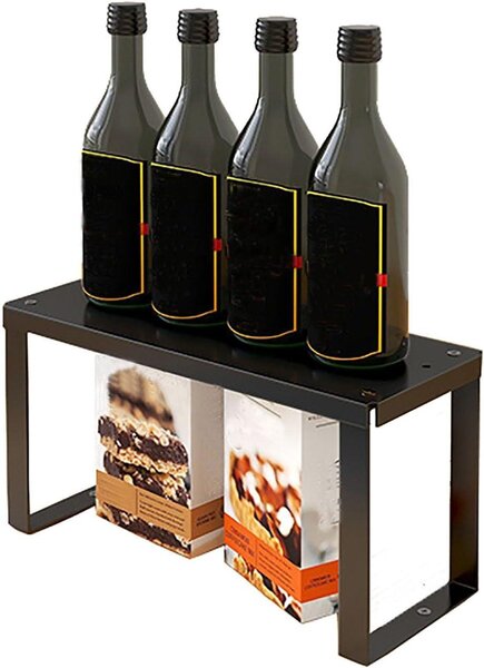 Półka kuchenna ze stali nierdzewnej, możliwość układania w stos, wymiary 30x12x15 cm, przeznaczona do kuchni