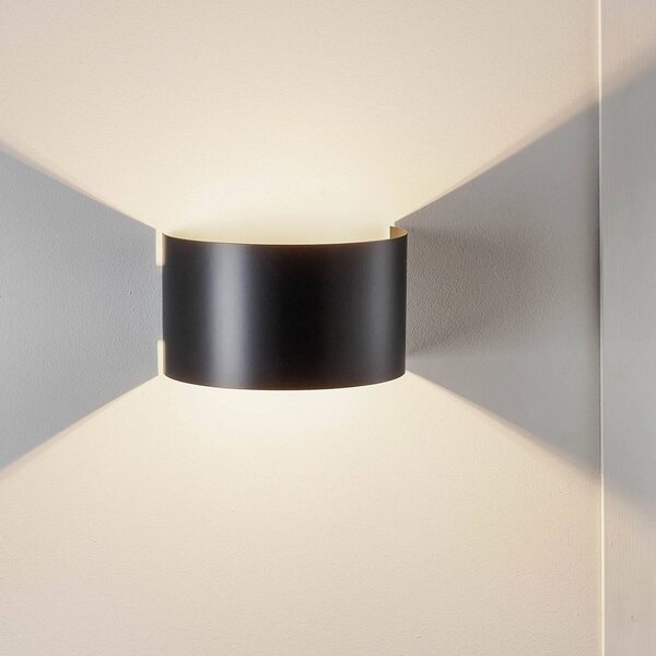 Kinkiet Fold EMIBIG LIGHTING, możliwość ściemniania, czarny, salon / jadalnia, metal, nowoczesny