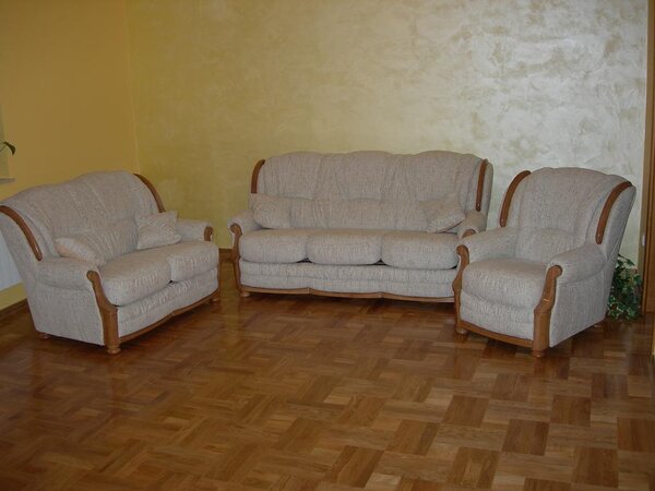 Komplet wypoczynkowy Milano 3+2+1 100% skóra naturalna