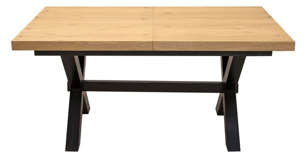 Zestaw mebli: Stół Sj49 160/88 cm z 40 cm wkładką + 6 krzeseł Cross