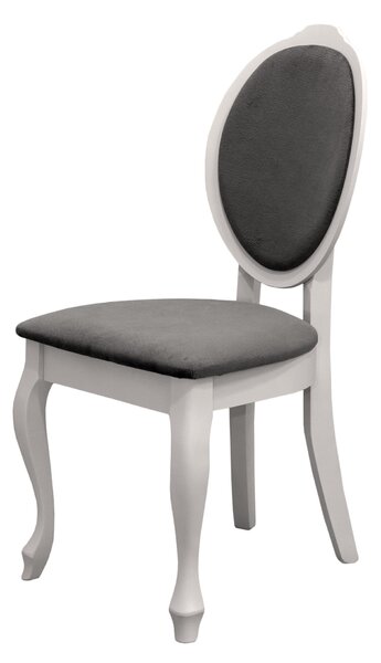 ZESTAW MEBLI: Stół okrągły Ludwik 90+40 cm + 4 Krzesła Wera