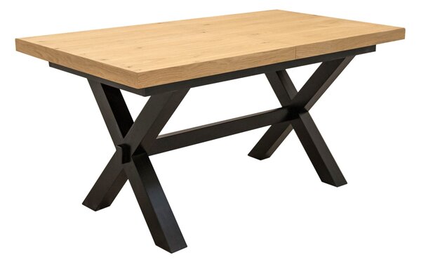 ZESTAW MEBLI: Stół Sj49 160/88 + 40 cm + 6 krzeseł KW101