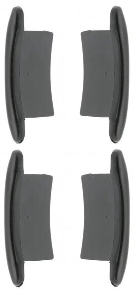 Zaciskowe nakładki PVC do lamel żaluzji roletowych, 4 sztuki, 44 x 8 mm, przeznaczone do profili rolet