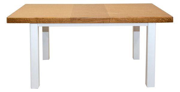 ZESTAW MEBLI: Stół SJ33 Mydełko 130/80 + 40 cm wkładka + 4 krzesła KJ20