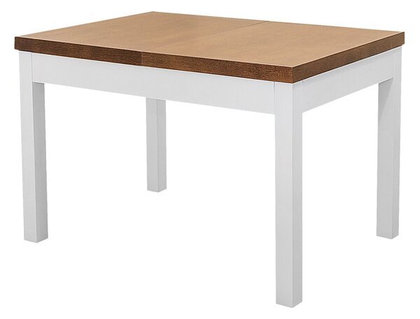 ZESTAW MEBLI: Rozkładany Stół BARTEK 120 cm + 40 cm wkładka + 4 Krzesła ALICJA
