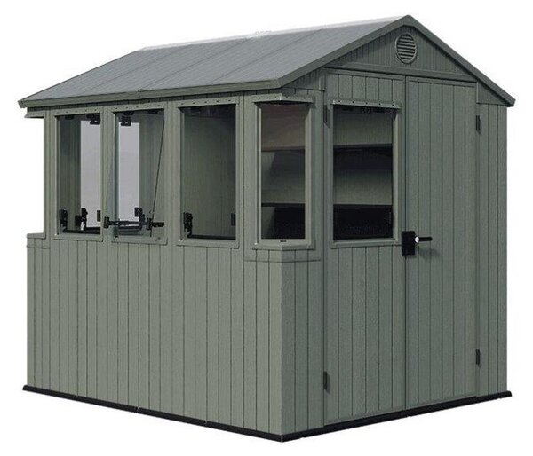 Domek ogrodowy Keter Potting Shed 2w1 zielony, z podłogą