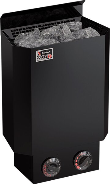 Piec do sauny Sawo Nordex Mini 3,6 kW, czarny | ze zintegrowanym sterownikiem | NRM-36NB-BL-Z