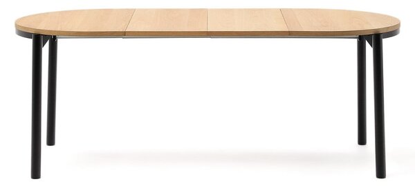 Rozkładany stół z blatem w dekorze dębu 90x120 cm Montuiri – Kave Home