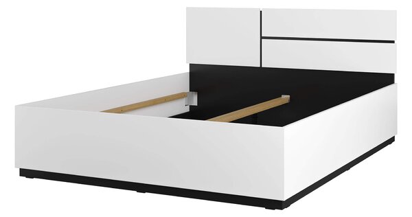 MebleMWM Łóżko 160 CROSS S | Biały
