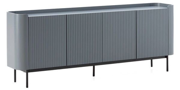 Szaroniebieska komoda 200x80x40 cm Willa – MOME