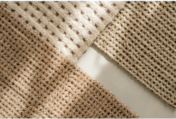 Wełniany chodnik odpowiedni do prania/tkany ręcznie w naturalnym kolorze 80x230 cm Unexpected Wool – Lorena Canals