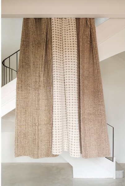 Wełniany chodnik odpowiedni do prania/tkany ręcznie w naturalnym kolorze 80x230 cm Unexpected Wool – Lorena Canals