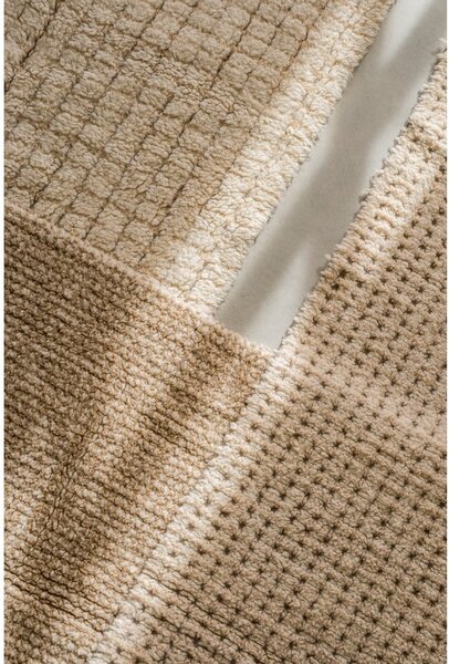 Wełniany chodnik odpowiedni do prania/tkany ręcznie w naturalnym kolorze 80x230 cm Unexpected Wool – Lorena Canals