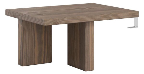 Sosnowy stolik nocny Karup w kolorze Carob Brown