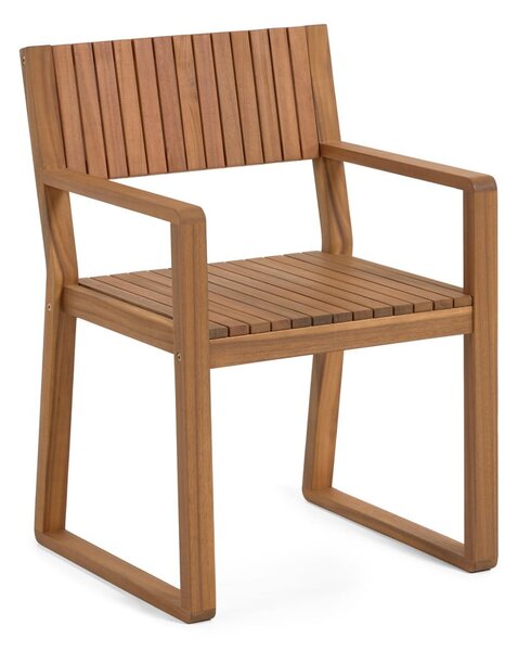 Krzesło ogrodowe z drewna akacji Kave Home Emili