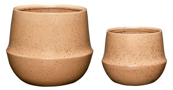 Ceramiczne osłonki na doniczki zestaw 2 szt. ø 31 cm Vibe – Hübsch