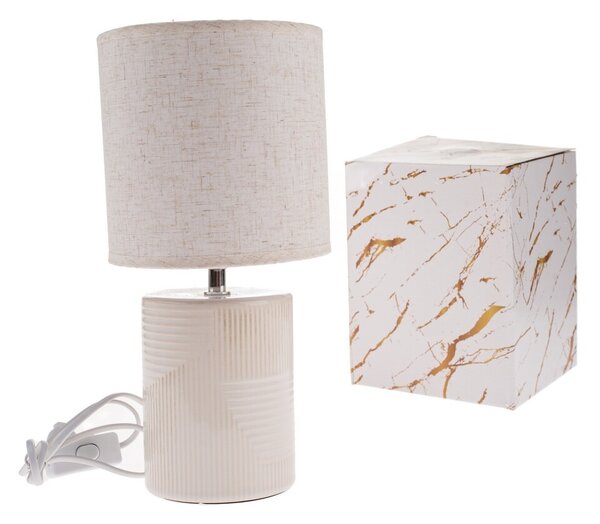 Lampa stołowa ceramiczna Light 33 cm, jasnobeżowy