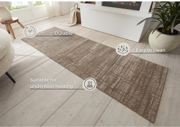 Brązowy/beżowy chodnik 80x200 cm Terrain – Hanse Home