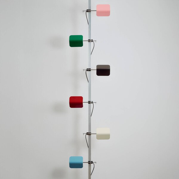 HAY Lampka z klipsem Apex, niebieski, biuro, metal, design