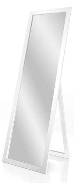 Lustro stojące w białej ramie Styler Sicilia, 46x146 cm