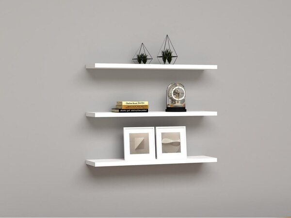 Biała półka zestaw 3 szt. Boss – Kalune Design