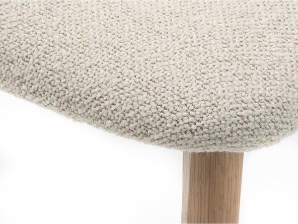Kremowo=naturalne krzesło Elim – Unique Furniture