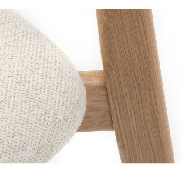 Kremowo=naturalne krzesło Elim – Unique Furniture
