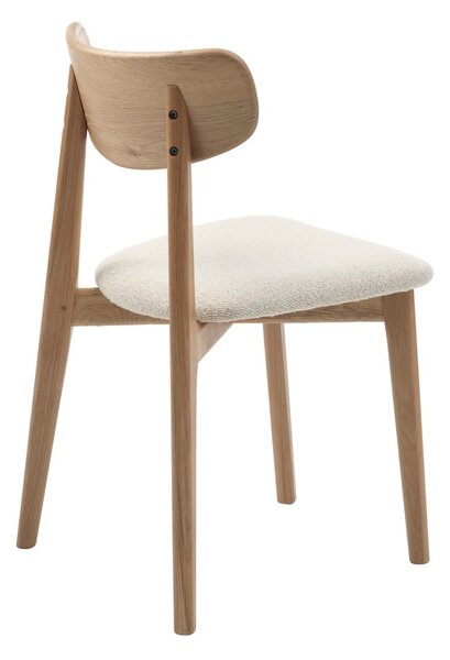 Kremowo=naturalne krzesło Elim – Unique Furniture