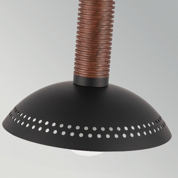 Lampa Wisząca Elstead, Arden, ściemnialny, czarny, salon, aluminium, nowoczesny