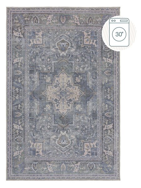 Zielony dywan z mieszanki włókien z recyklingu odpowiedni do prania 160x230 cm Windsor – Flair Rugs