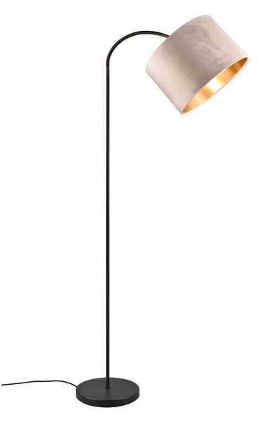 Czarno-beżowa lampa stojąca (wys. 205 cm) Julieta – Trio