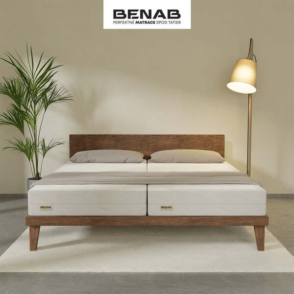 Twardy/średnio twardy piankowo-lateksowy materac dziecięcy dwustronny termoregulacyjny 90x200 cm Magic Night – BENAB