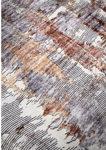 Szary dywan 120x160 cm Malard Copper Gold – Elle Decoration