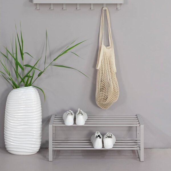 Szarobrązowa metalowa szafka na buty 70x29x27 cm Rex – Spinder Design