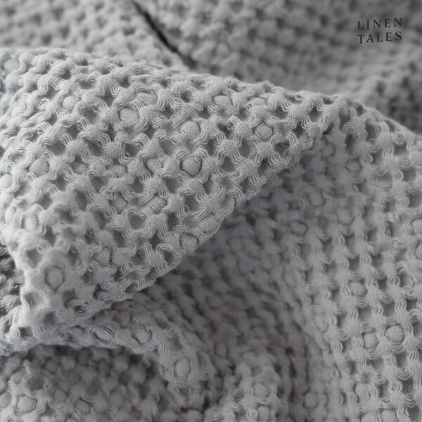 Jasnoszare ręczniki zestaw 3 szt. Honeycomb – Linen Tales