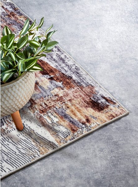 Szary dywan 120x160 cm Malard Copper Gold – Elle Decoration