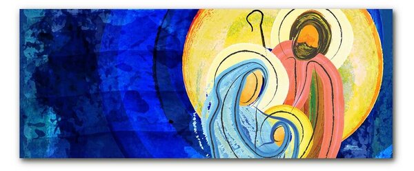 Obraz na Szkle Święta Abstrakcja Rodzina Zima