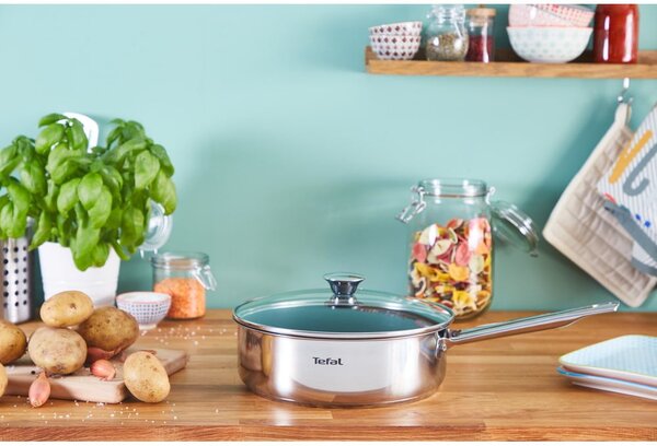 Zestaw garnków ze stali nierdzewnej 9 el. Cook Eat – Tefal