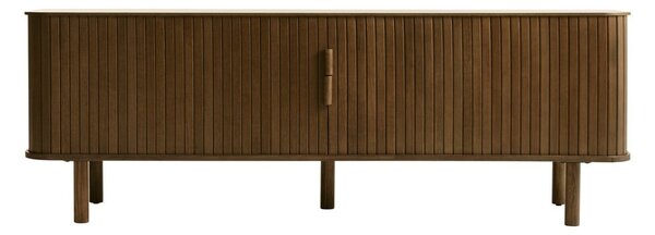 Brązowa szafka pod TV w dekorze dębu 56x160 cm Cavo – Unique Furniture