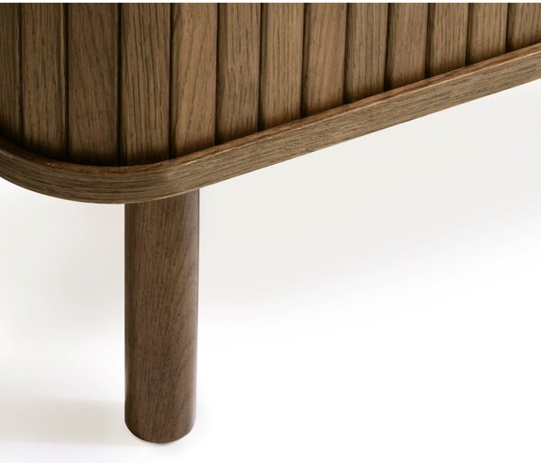 Brązowa szafka pod TV w dekorze dębu 56x160 cm Cavo – Unique Furniture