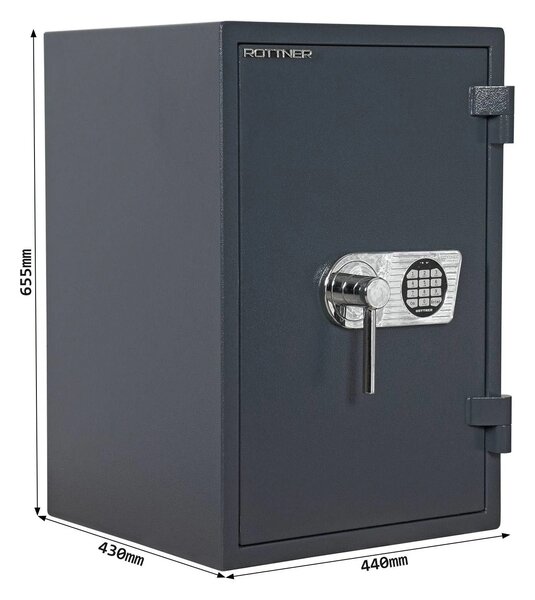 Sejf meblowy ognioodporny ATLAS 65 EL, 655 x 440 x 430 mm, elektroniczny