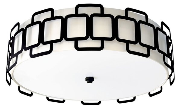Lampa Sufitowa HINKLEY, Sabina, ściemnialny, czarny, salon, metal, nowoczesny