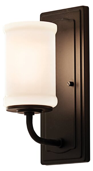 Lampa Ścienna KICHLER, Vetivene, czarny, łazienka, metal