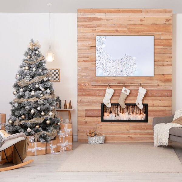Obraz Szklany Płatki śniegu Zima Śnieg