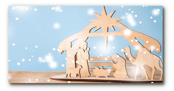 Obraz Szklany Stajenka Święta Zima