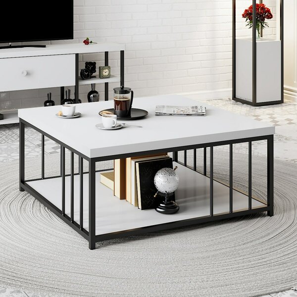 Stolik konferencyjny Zenn White and Black