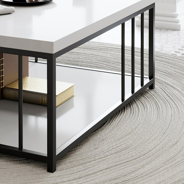 Stolik konferencyjny Zenn White and Black
