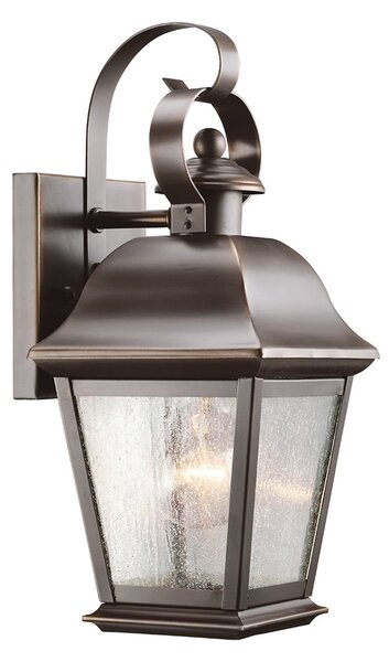 Zewnętrzna Lampa KICHLER, Mount Vernon, ściemnialny, antyczny mosiądz, aluminium
