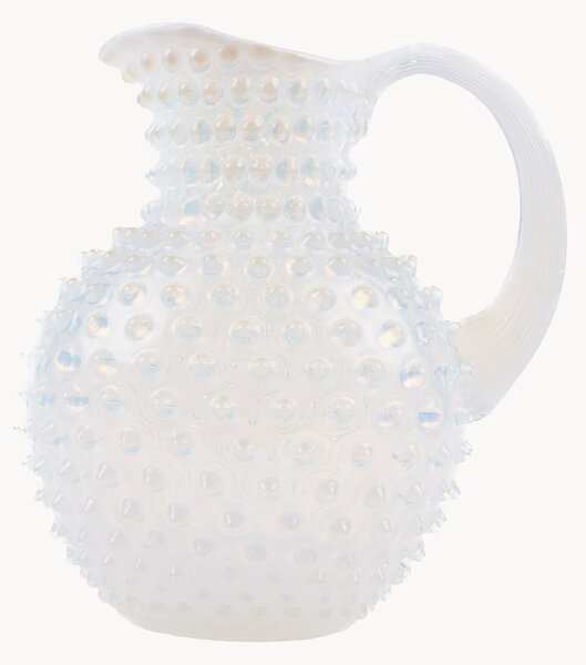 Dzbanek ze szkła dmuchanego Opaline Paris Hobnail